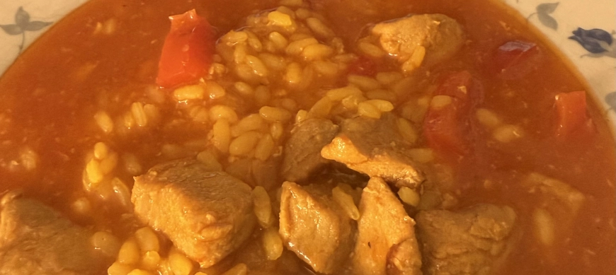 Arroz caldoso con pimentón ahumado