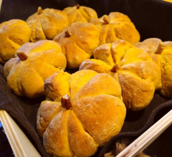 PANECILLOS CALABAZA para Halloween