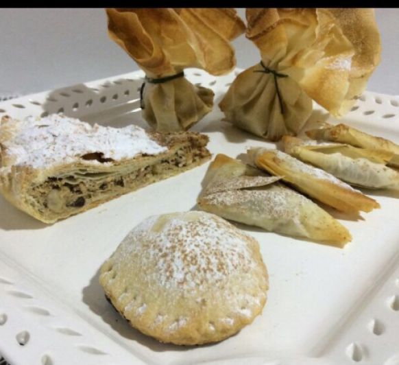 Samosas de pollo o pastela moruna